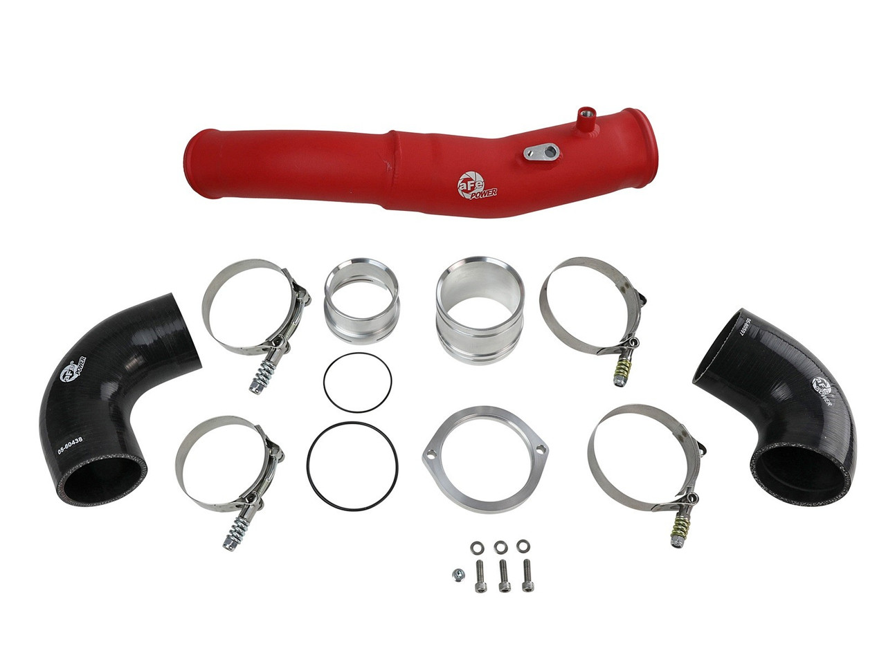 Toyota BladeRunner 2.5" Aluminum Hot Charge Pipe Red - aFe POWER 46-20398-R