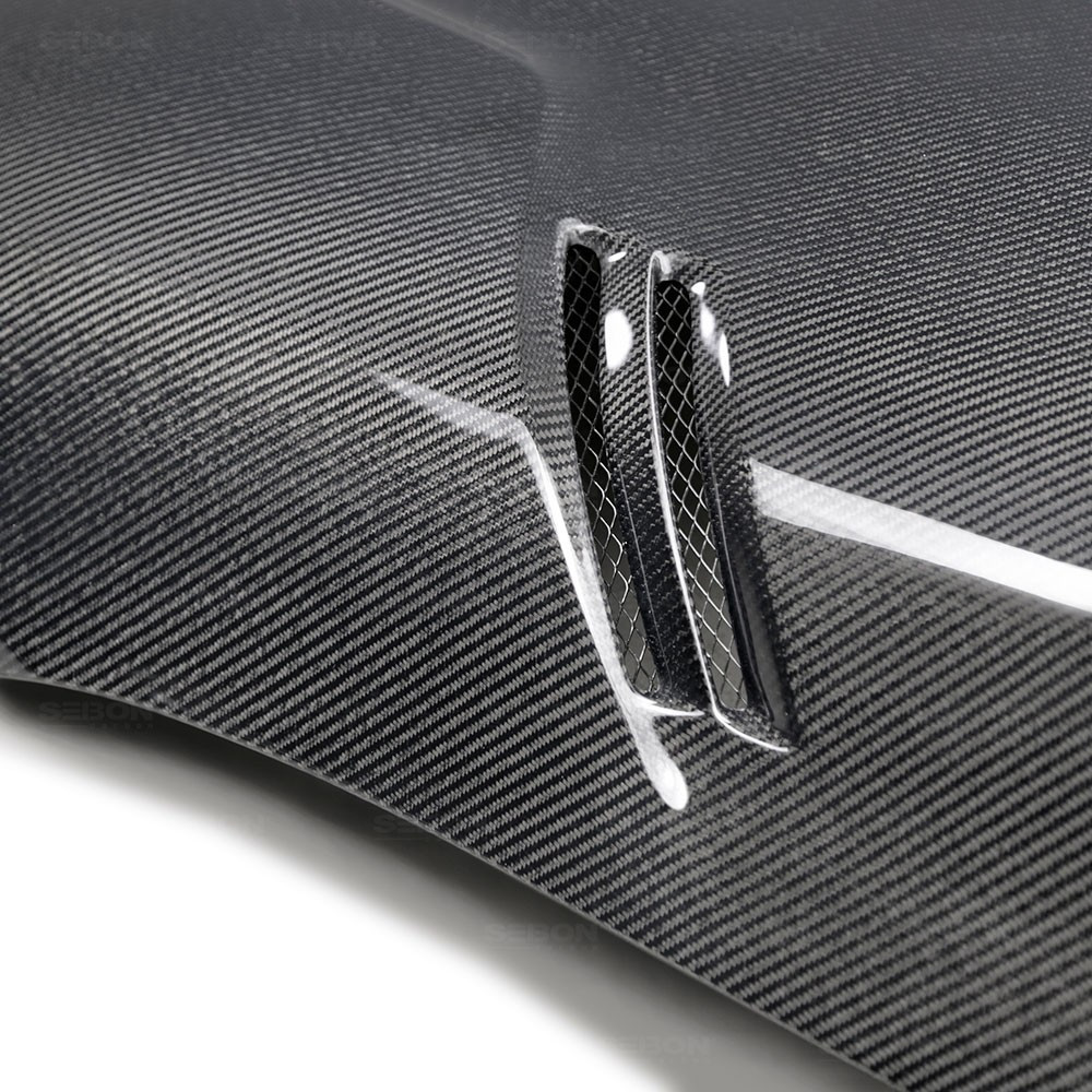 Toyota A90 VS-Style Double Sided Carbon Fiber Hood - Seibon Carbon HD20TYSUP-VS-DS