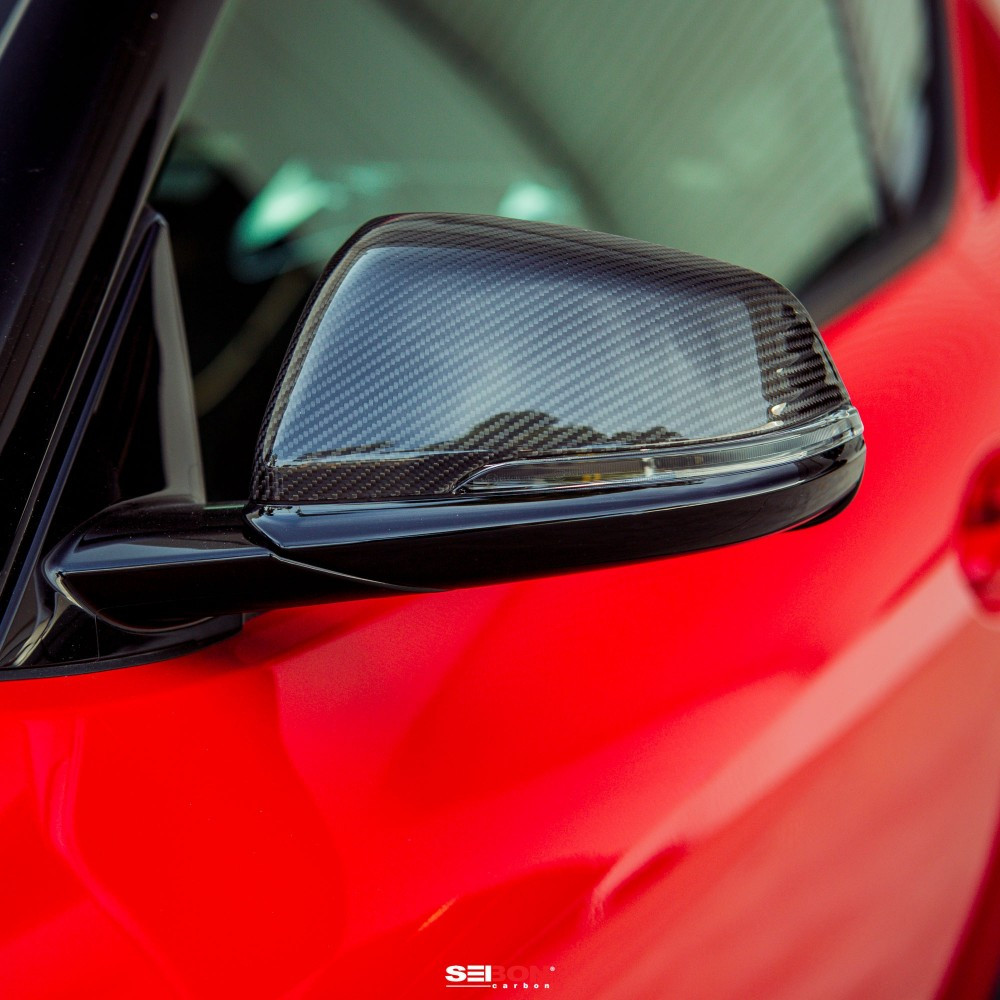 Toyota A90 Carbon Fiber Mirror Caps - Seibon Carbon MC20TYSUP