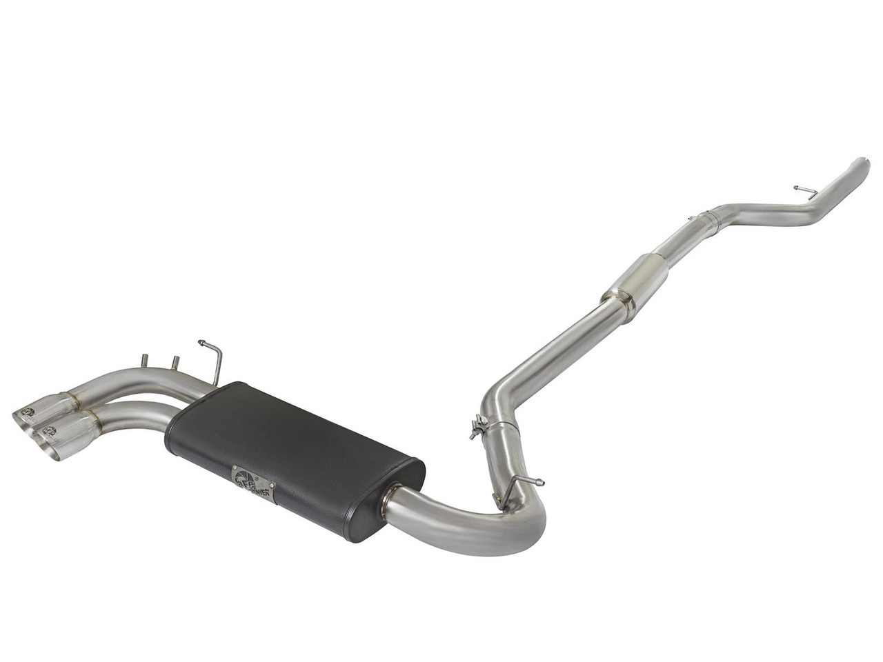 BMW MACH Force-Xp 3in to 2.25in 304 Stainless Steel Cat-Back Exhaust System - aFe POWER 49-36329-P