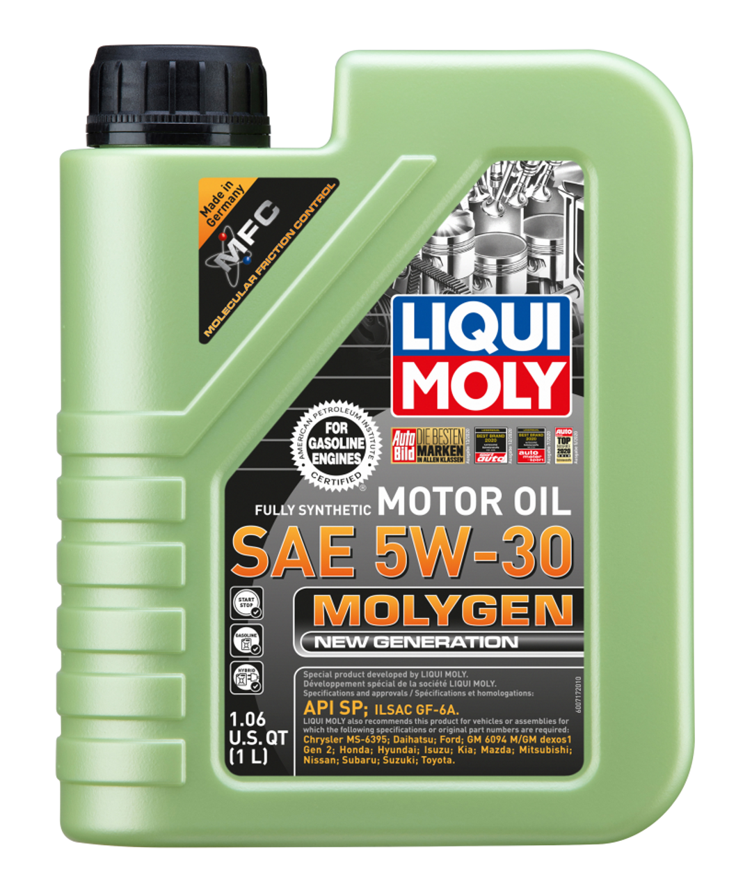 Liqui Moly 5W-30 Molygen New Generation Engine Oil (1L) - Liqui Moly LM20226