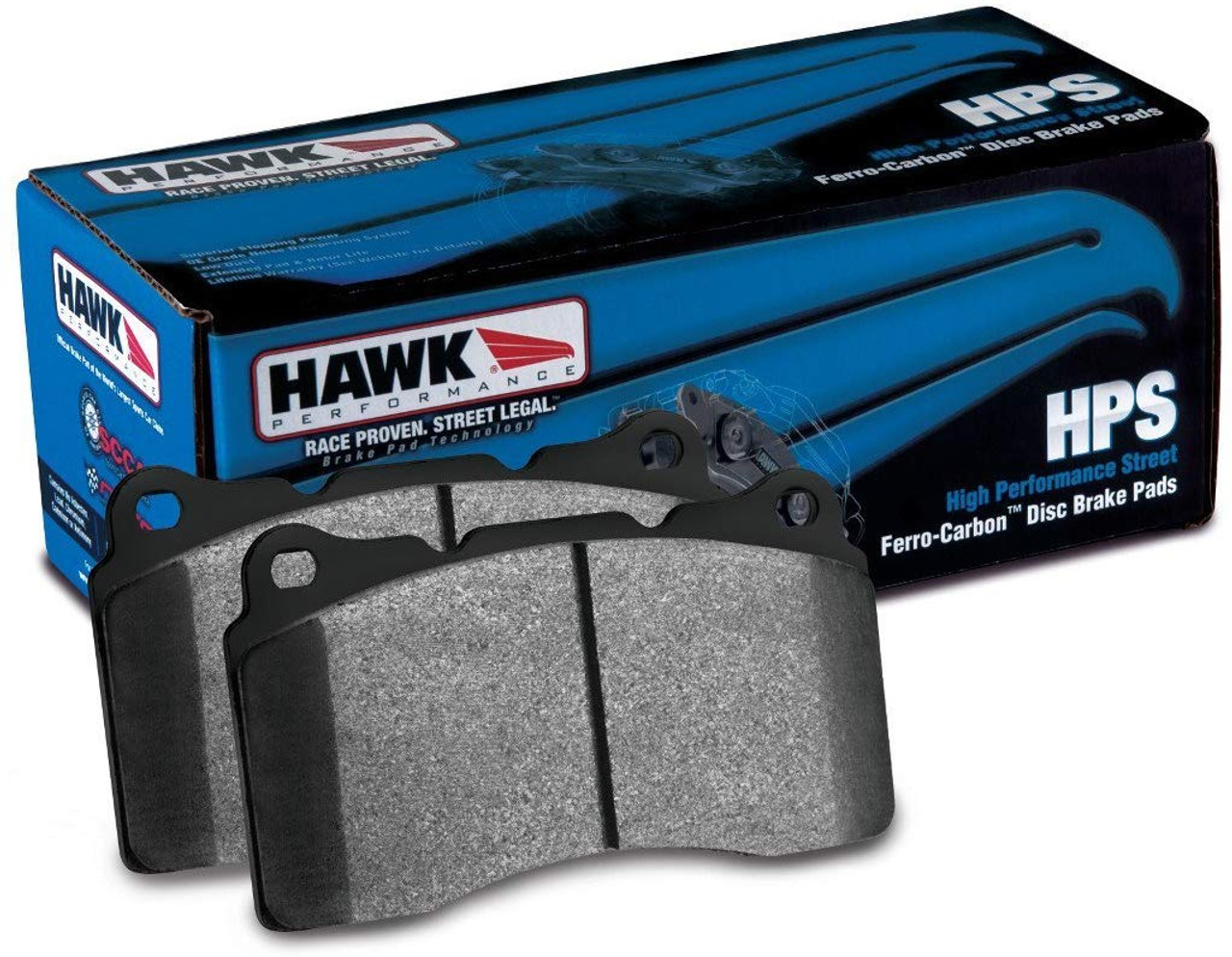 BMW Rear HPS Street Performance Brake Pads - Hawk Performance HB749F.648