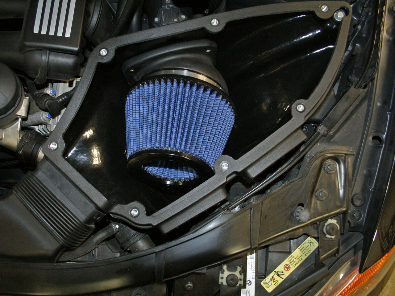 BMW Magnum FORCE Stage-2 Si Cold Air Intake System - Carbon Fiber Look Trim w/ Pro 5R Filter Media - aFe POWER 54-81012-C