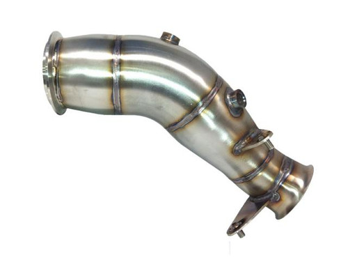 BMW Sport Series 4" High Flow Catted Downpipe - Evolution Racewerks BM-EXH007C