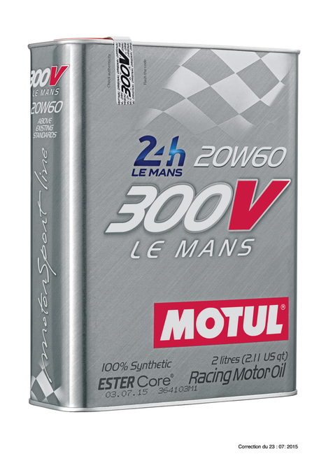 Motul 300V 5W-40 Fully Synthetic Ester Racing Engine Oil (2L) - Motul 104245