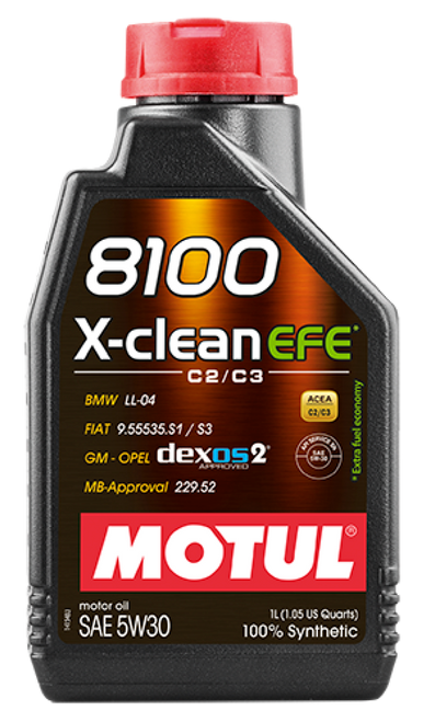 Motul 5W-30 8100 X-Clean EFE Engine Oil (1L) - Motul 109470