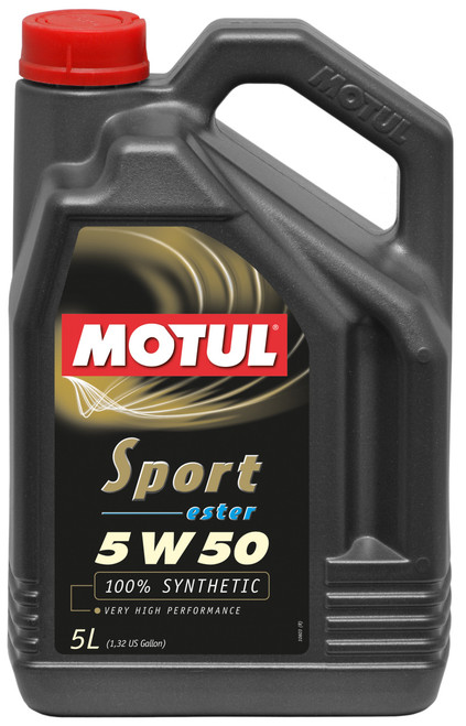 Motul 5W-50 Sport Engine Oil (5L) - Motul 102716
