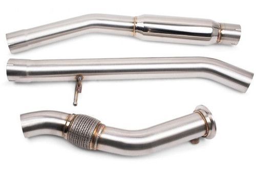 BMW Downpipe & Midpipe Combo Upgrade - VRSF 10702040 (Catless Downpipes)