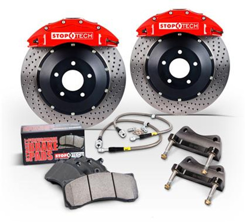 BMW Front Red ST-60 Piston Slotted Big Brake Kit - StopTech 83.154.6800.73