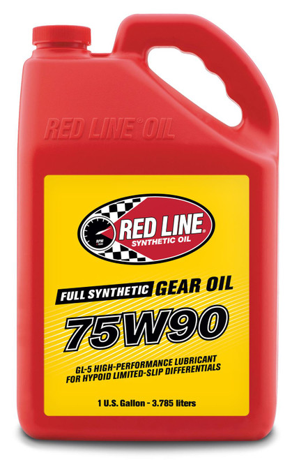 Red Line 75W-90 GL-5 Gear Oil (1 Gallon) - Red Line 57905