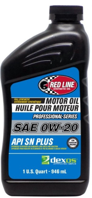 Red Line 0W-20 Pro-Series Synthetic Engine Oil (1QT) - Red Line 12804