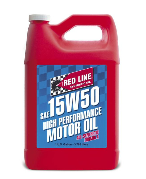 Red Line 15W-50 Synthetic Engine Oil (1 Gallon) - Red Line 11505