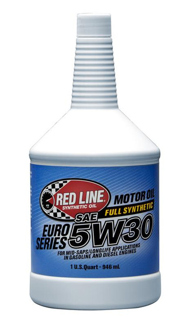 Red Line 5W-30 Euro-Series Synthetic Engine Oil (1QT) - Red Line 12304