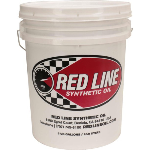 Red Line 5W-50 Synthetic Engine Oil (5 Gallon) - Red Line 11606