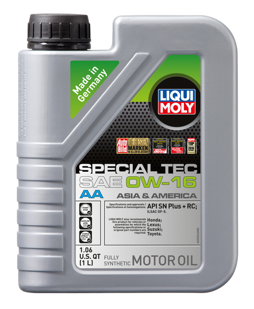 Liqui Moly 0W-16 Special Tec AA Engine Oil (1L) - Liqui Moly LM20324