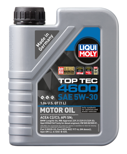 Liqui Moly 5W-30 Top Tec 4600 Engine Oil (1L) - Liqui Moly LM20446