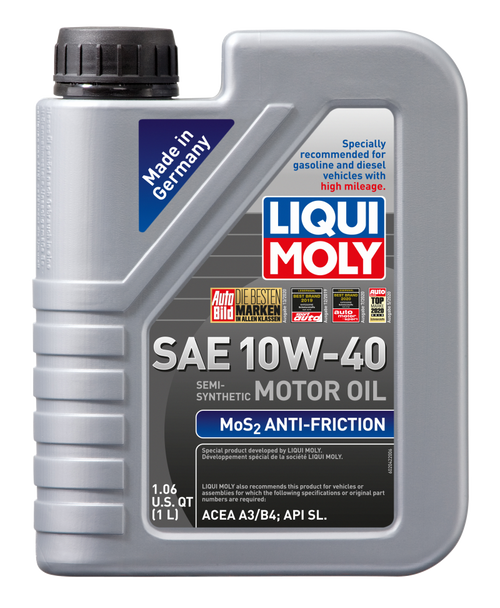 Liqui Moly 10W-40 MoS2 Engine Oil (1L) - Liqui Moly LM2042