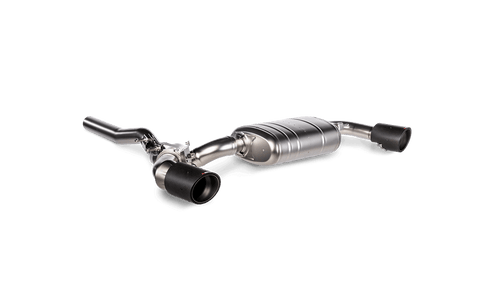 BMW Slip On Line Axle Back Exhaust with Carbon Fiber Tips - Akrapovic S-BM/T/15H