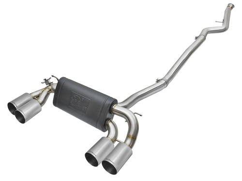 BMW MACH Force-Xp 3in to 2.5in 304 Stainless Steel Cat-Back Exhaust System - aFe POWER 49-36330-1P