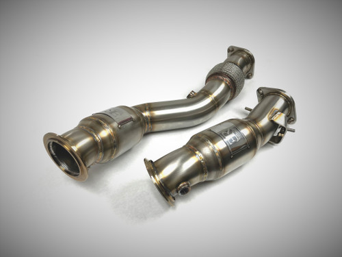 BMW Sport Series High Flow Catted Downpipes - Evolution Racewerks BM-EXH028C