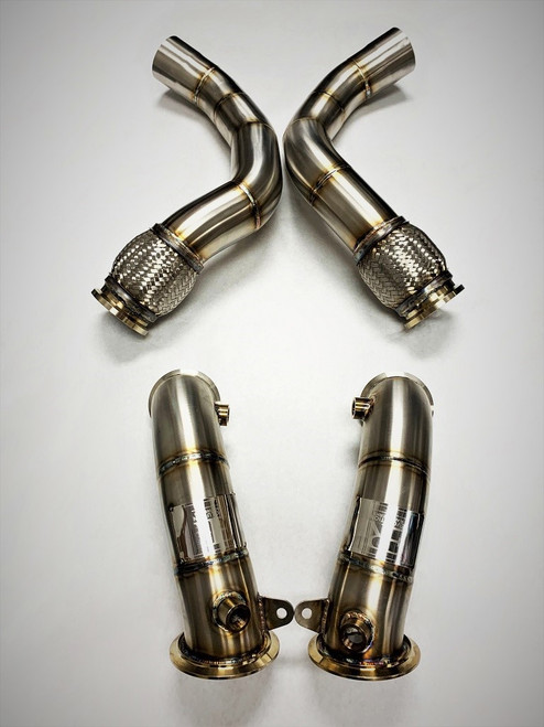 BMW Competition Series Catless Downpipes - Evolution Racewerks BM-EXH026