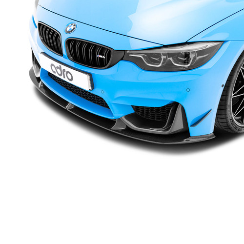 BWM F8X M3/M4 Carbon Fiber Front Bumper Canard - ADRO A14A10-1601