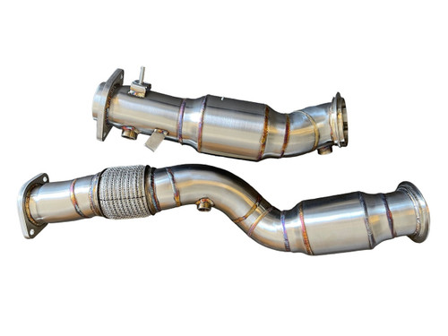 BMW S58 Catted Downpipes with Flex Section - Mastery of Art & Design MAD-2051