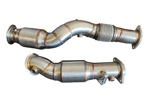 BMW S58 Catted Downpipes with Flex Section - Mastery of Art & Design MAD-2051