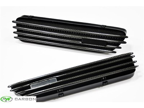 BMW Carbon Fiber Fender Grilles - RW Carbon BMWE46M310 