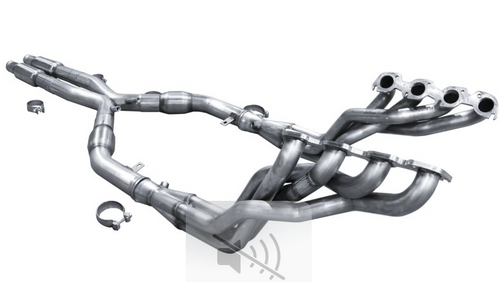 BMW Headers, X-Pipe, and Un-Resonated Center Section High Performance Exhaust System - ARH M3-07134300DLSWC