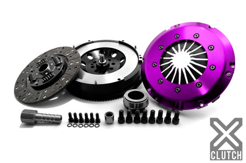 BMW Clutch Kit Inc Chromoly Flywheel: Stage 1 Single Sprung Organic Clutch Disc - XClutch XKBM24565-1A