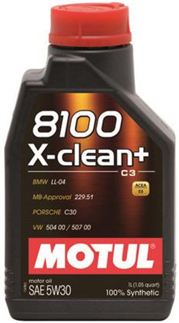 Motul 5W-30 8100 X-Clean+ Engine Oil (5L) - Motul 106377