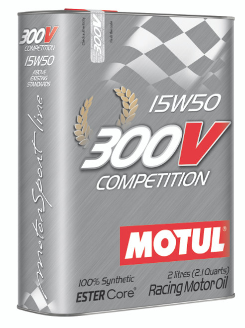 Motul 300V 15W-50 Racing Oil (2L) - Motul 110860