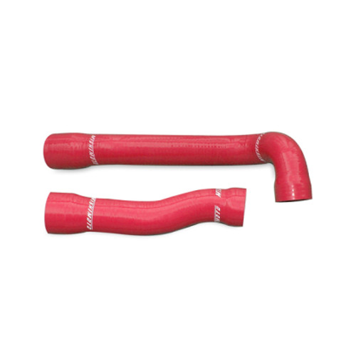 BMW Red Silicone Radiator Hose Kit - Mishimoto MMHOSE-E46-99RD