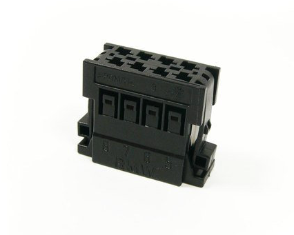 Genuine BMW Wiring Cable Plug Terminal Connector Housing 8-Pole 12527519956 New