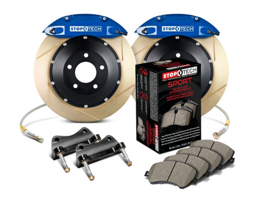 BMW Rear Blue 4 Piston Big Brake Kit - StopTech 83.137.0047.23