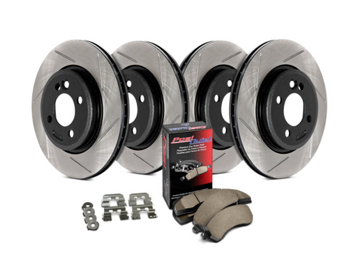 BMW Front and Rear Street Slotted Brake Kit - StopTech st934.34005