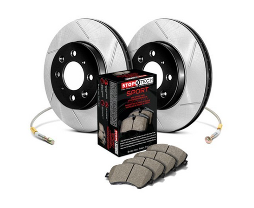 BMW Rear Sport Slotted Brake Kit - StopTech 977.34004R