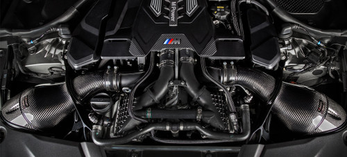 BMW Black Carbon Fiber Intake - Eventuri EVE-F9XM5M8-CF-INT