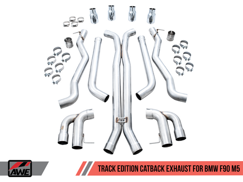 BMW Track Edition CatBack Exhaust with Diamond Black Tips - AWE Tuning 3020-43078