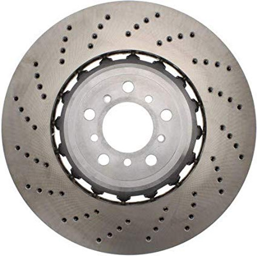 BMW Front Left Cross Drilled Rotor - StopTech 128.34148