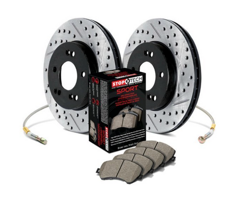 BMW Rear Sport Drilled and Slotted Brake Kit - StopTech 978.34014R