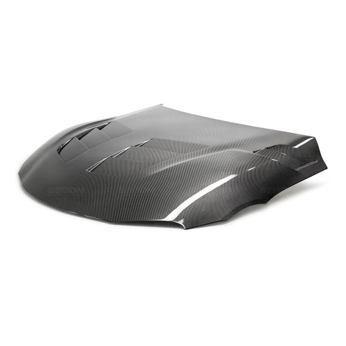 Toyota A90 TSII-Style Double Sided Carbon Fiber Hood - Seibon Carbon HD20TYSUP-TSII-DS