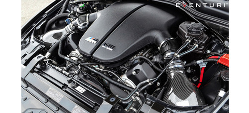 BMW Black Carbon Fiber Intake - Eventuri EVE-E60V2-CF-INT