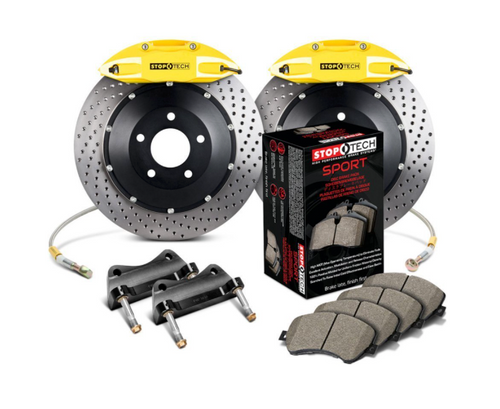 BMW Rear Yellow 4 Piston Big Brake Kit - StopTech 83.153.0058.82