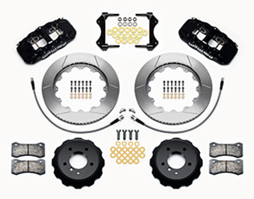 BMW Front Black AERO6 Big Brake Kit - Wilwood 140-13582