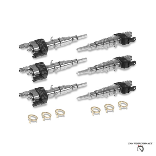 BMW Fuel Injector (Set of 6 Index 12) Genuine BMW 13538616079KT ZNM