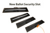 Sealable 10.5" ballot slot