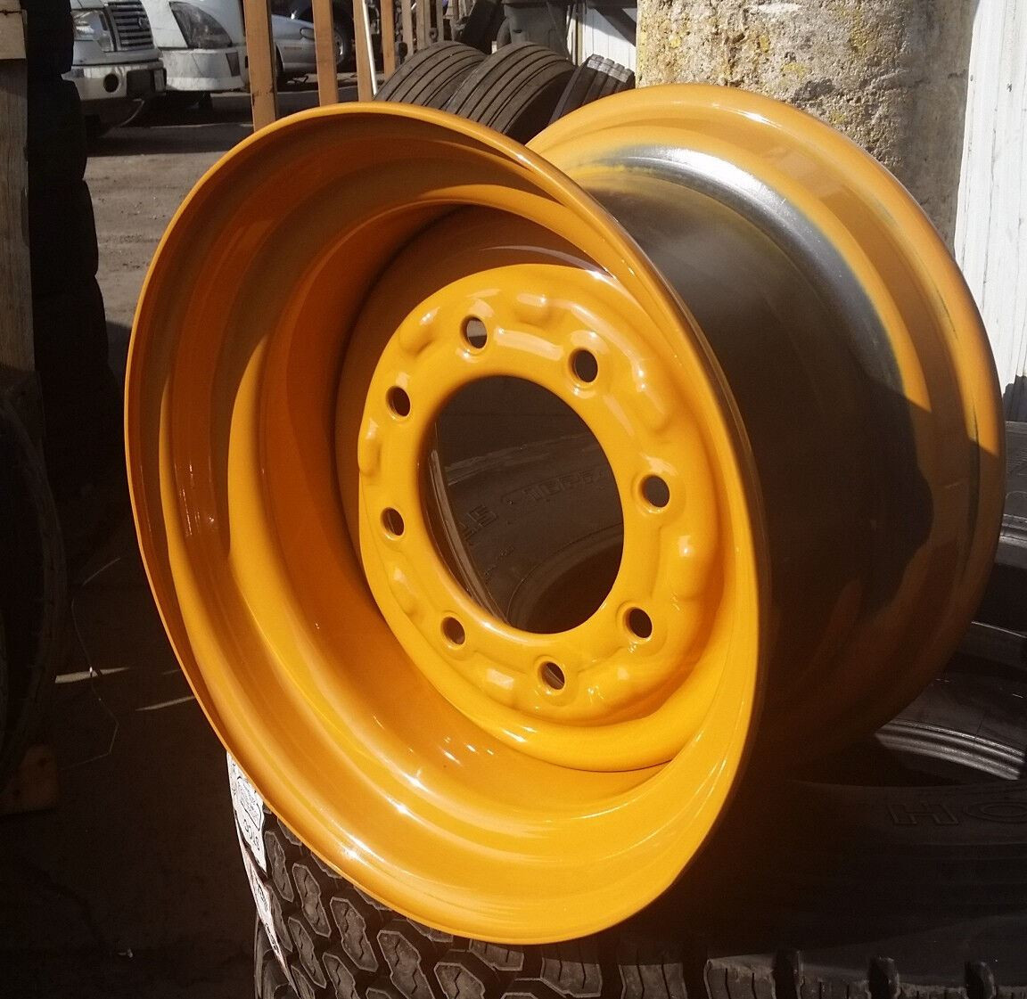 4-Heavy Duty 12-16.5 SKS-6 Skid Steer Tires/Rims for Case 1845C
