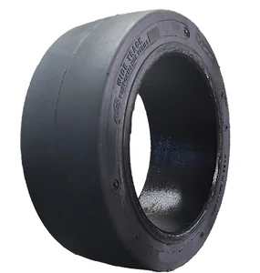 16-1/4x7x11-1/4 tires Wide Track solid forklift press-on tire black smooth
